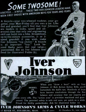 IVER.JOHNSON.GUNS.BICYCLES
